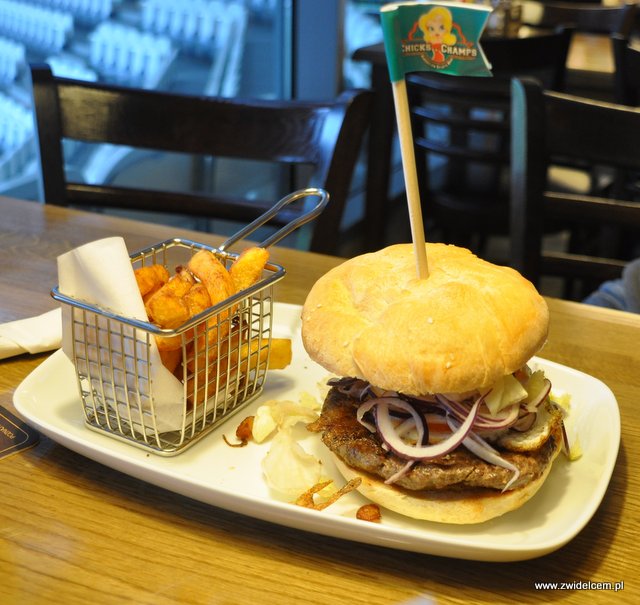 Kraków - Chick'n'Champs - Farmer burger