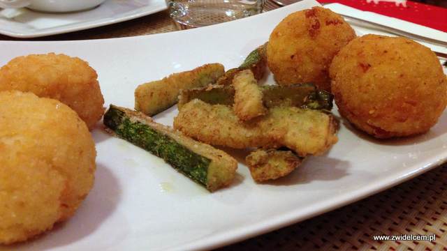 Kraków – Bella Napoli – arancini i cukinia
