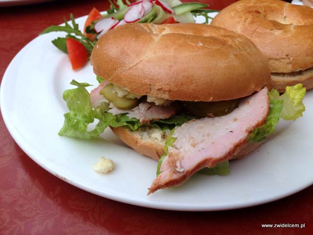 Kraków – Nova Resto – Bar – bajgel ze schabem
