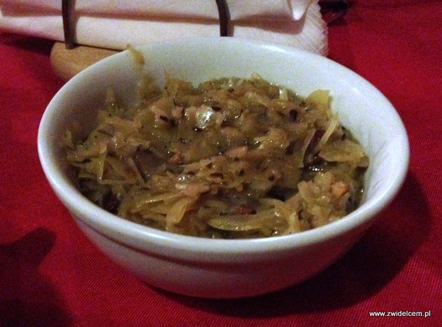 Jaworki - Restauracja Bacówka - kapusta zasmażana